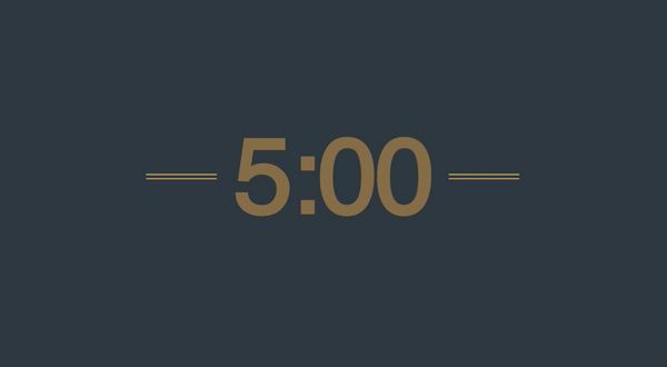 Navy Background Countdown Video