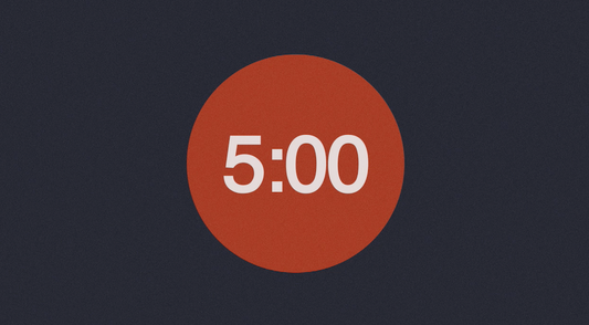 Red & Navy Background Countdown Video