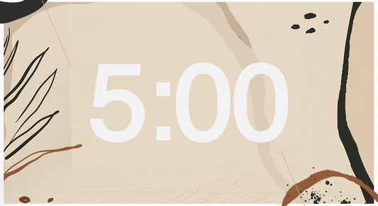 Neutral Background Countdown Video