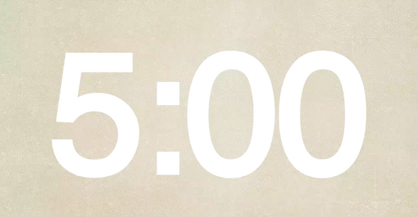 Neutral Canvas Countdown Video