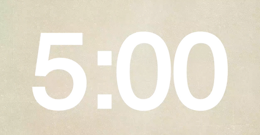 Neutral Canvas Countdown Video