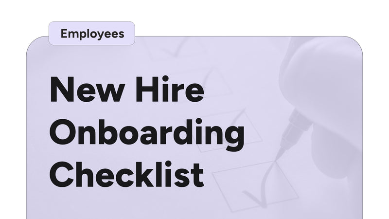 New Hire Onboarding Checklist