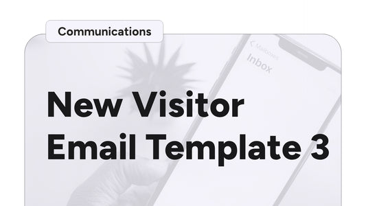 New Visitor Email Template #3