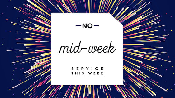 No Mid-Week Service – Ministry Pass
