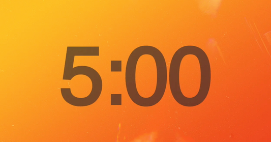 Orange Hues Countdown Video