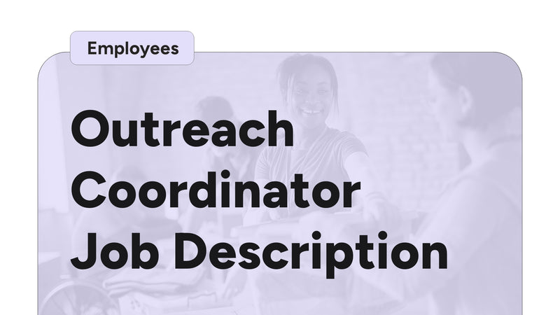 Outreach Coordinator Job Description