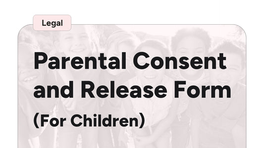 Parental Consent and Release Form (For Children)