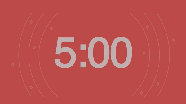 Red Background Countdown Video