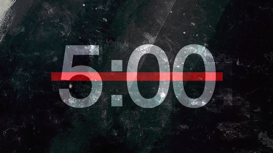 Red Strikethrough Countdown Video