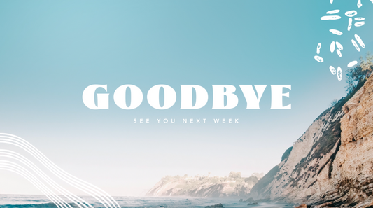 Goodbye Motion Graphic