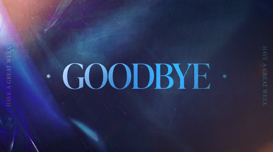 Goodbye Motion Graphic