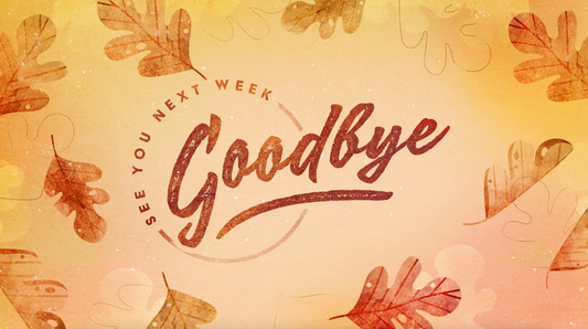 Goodbye Motion Graphic