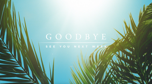 Goodbye Motion Graphic