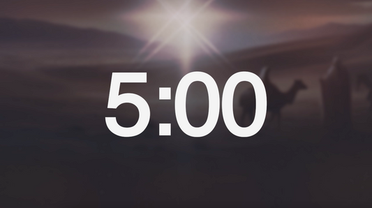 Silent Night Countdown Video