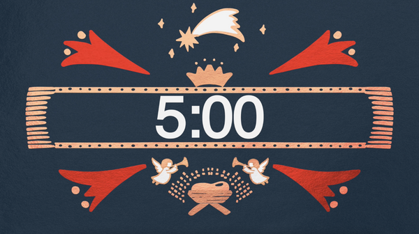 Manger Countdown Video
