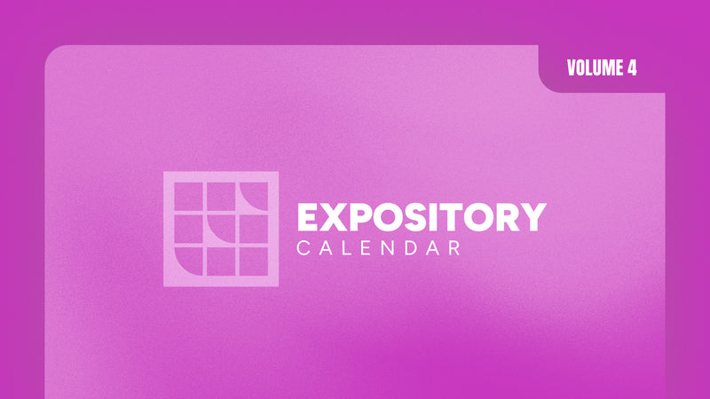 Expository Sermon Calendar – Volume 4