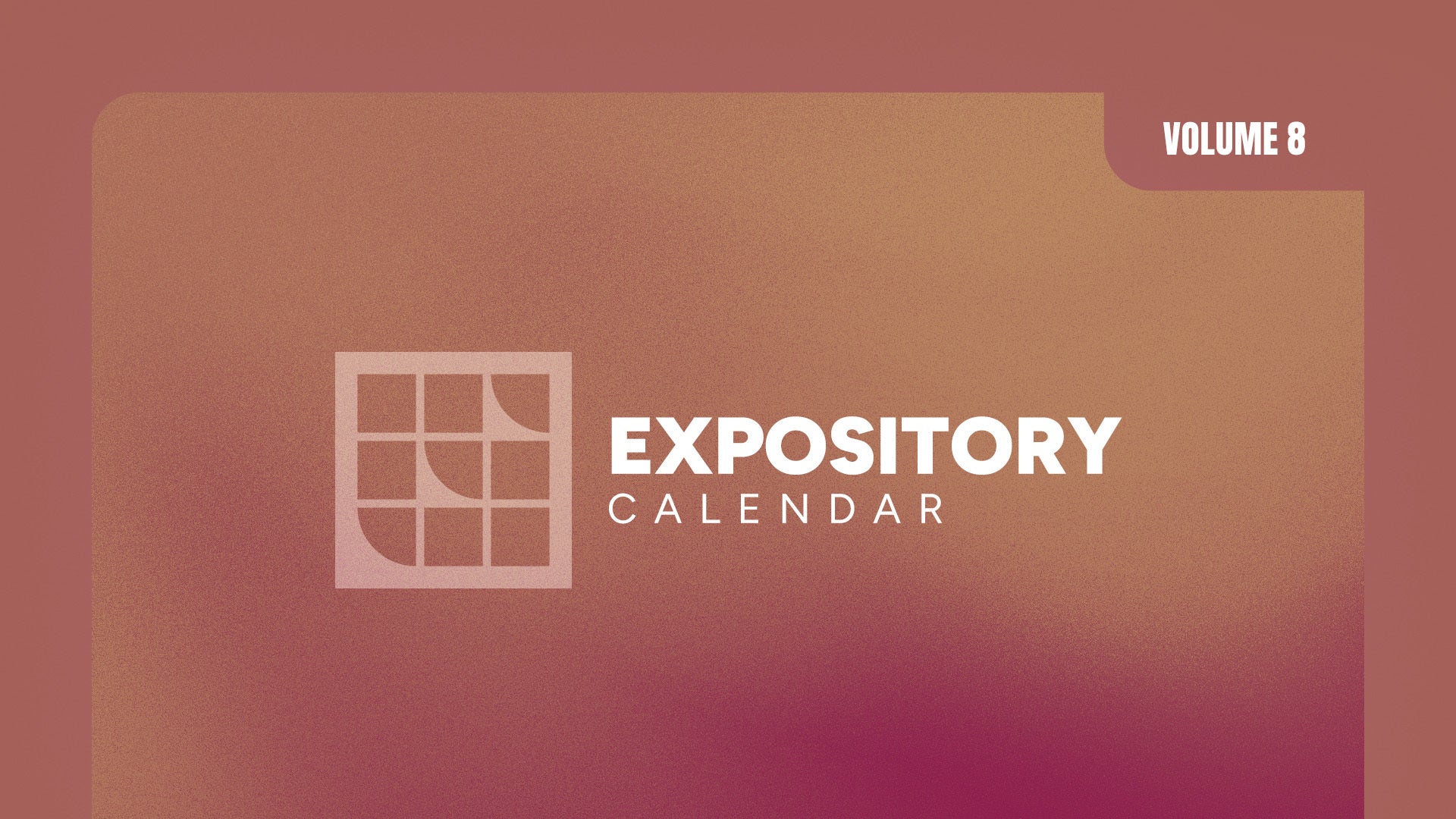 Expository Sermon Calendar: Volume 8