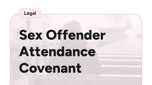 Known Sex Offender Attendance Covenant