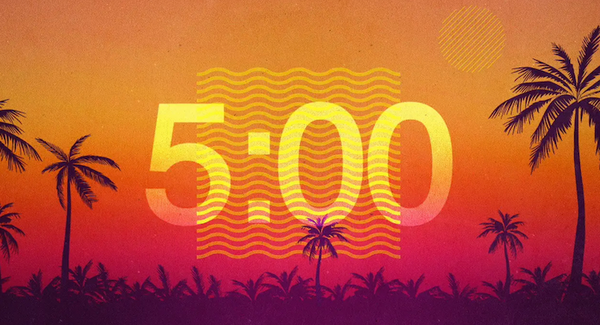 Summer Sunset Countdown Video