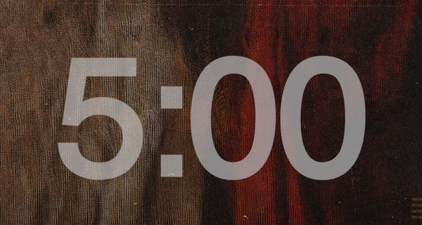 Textured Red Background Countdown Video