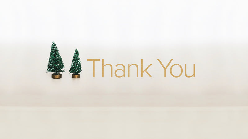 Christmas Thank You Slide