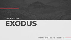 The Book of Exodus: From Bondage to Freedom