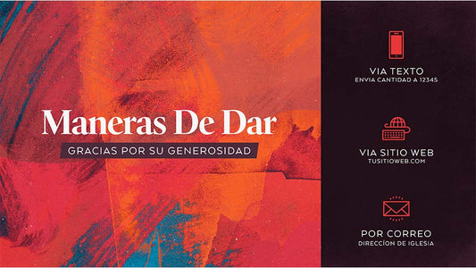 Maneras De Dar