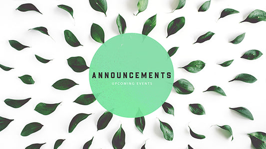 Announcements