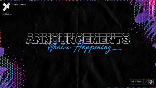 Announcements