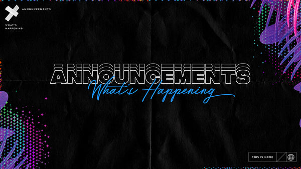Announcements
