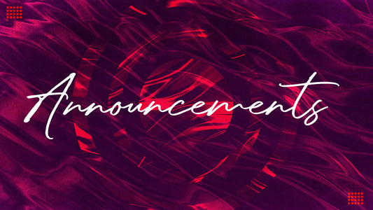 Announcements