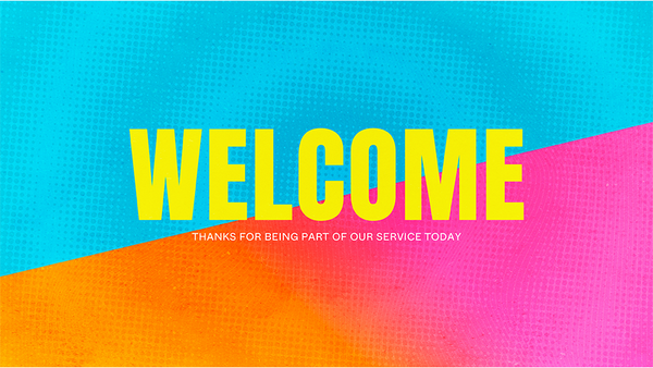 Welcome Motion Graphic