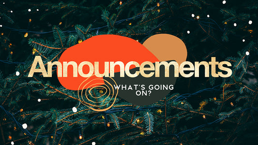 Announcements
