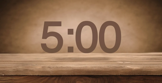 Wood Tabletop Countdown Video