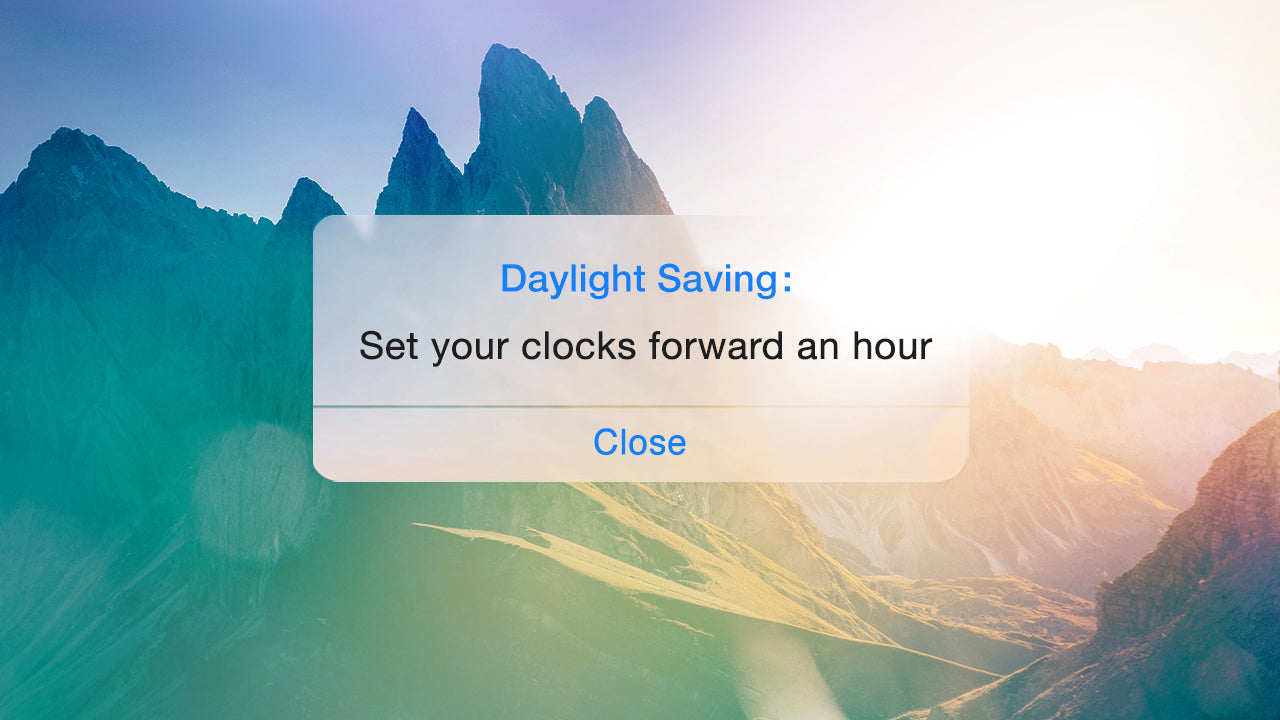 Daylight Savings: Set Your Clocks Forward An Hour