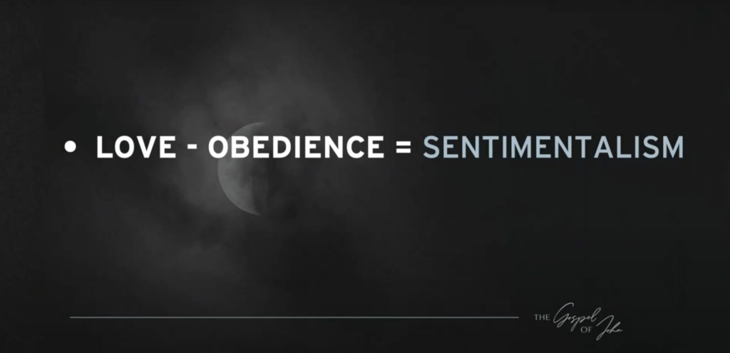 Love Without Obedience