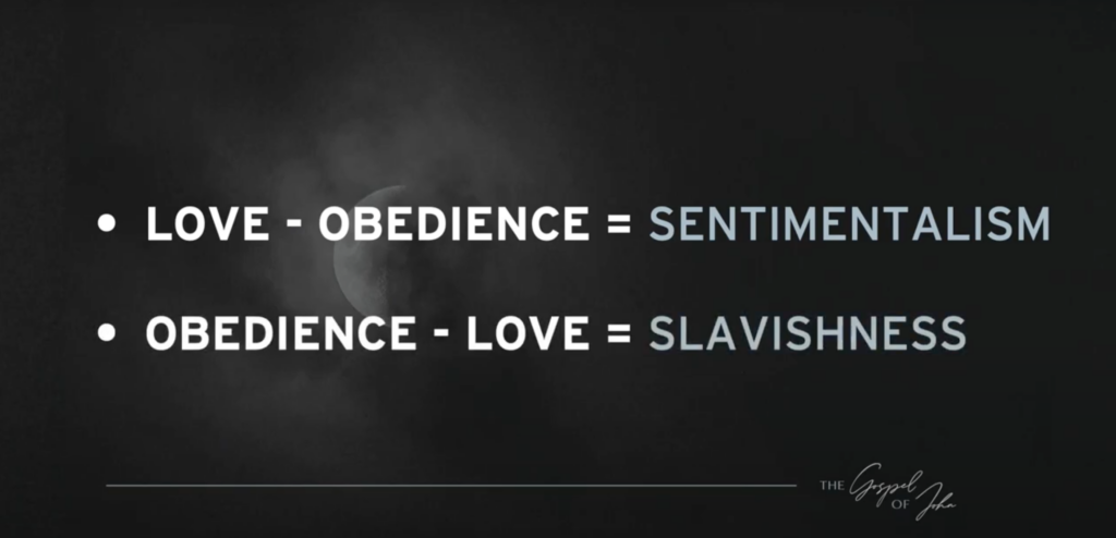 Obedience Without Love